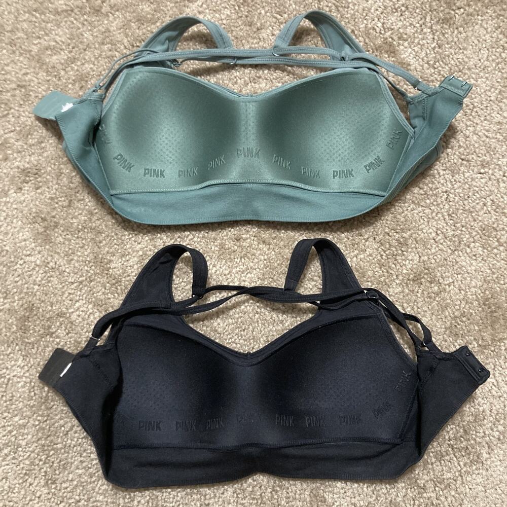Victoria's Secret PINK Seamless Air Medium-Impact Sport Bra *BUNDLE OF 2* Size S